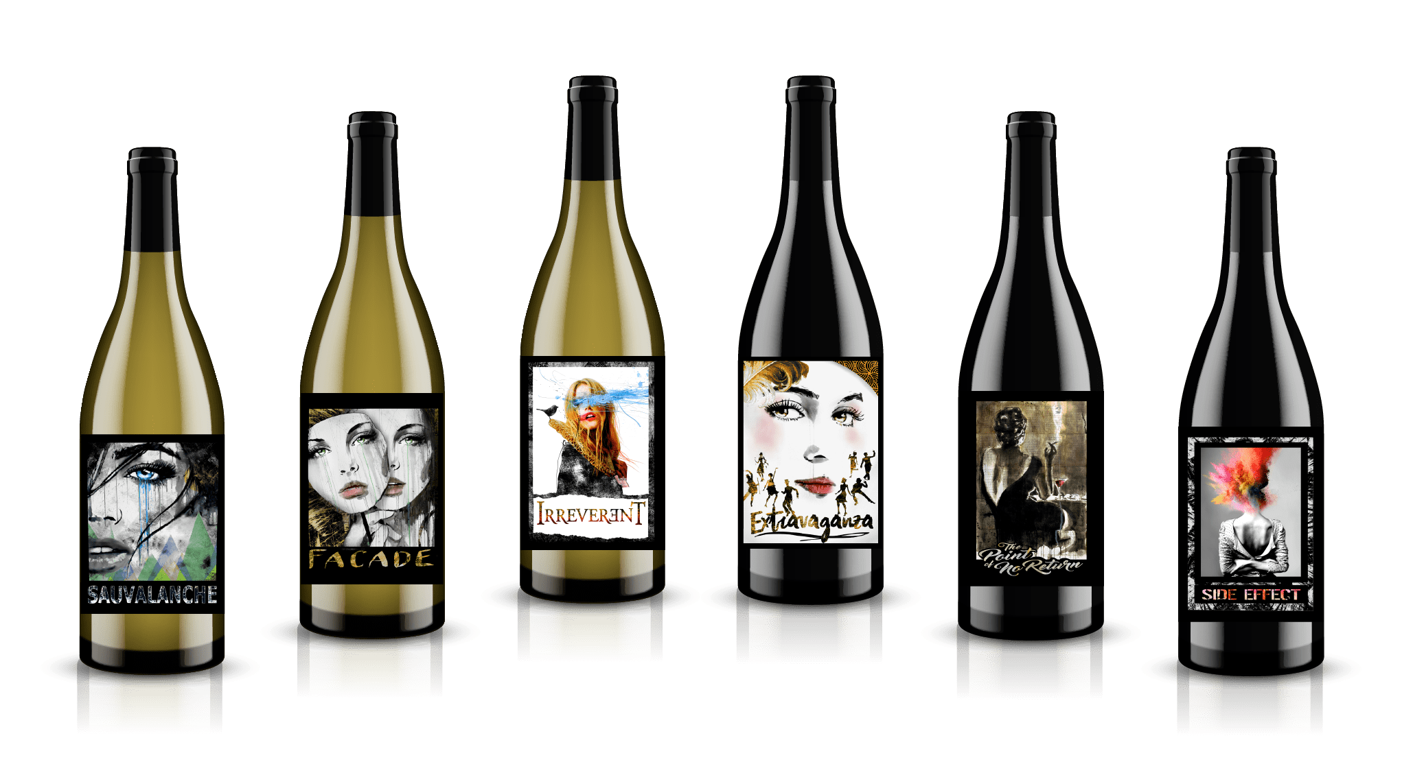 Massalto pure and powerful Washington Wine bottle lineup
